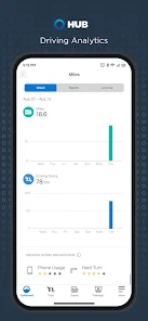 Captura de la app Drive Safe